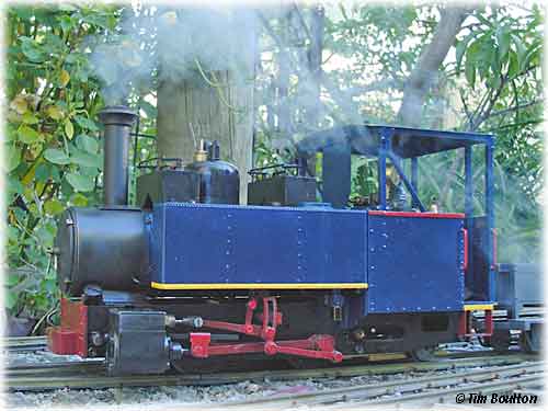 ZelmerOz.com/canesig. 
	Image: Tootle Engineering's 16mm Mossman Mill 'Ivy' 0-4-2T.