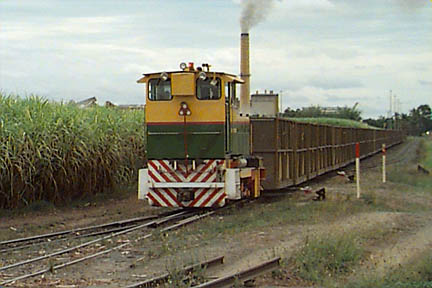 Locomotive and rake 