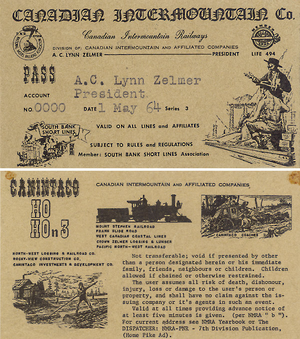 My Canadian model railway c 1964